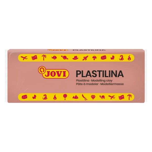 Thumbnail-Jovi Caixa de 15 Pastilhas de Plasticina 150gr – Pasta de Modelar Vegetal – Não Endurece – Sem Glúten – Seguro e Seguro – Cor Rosa