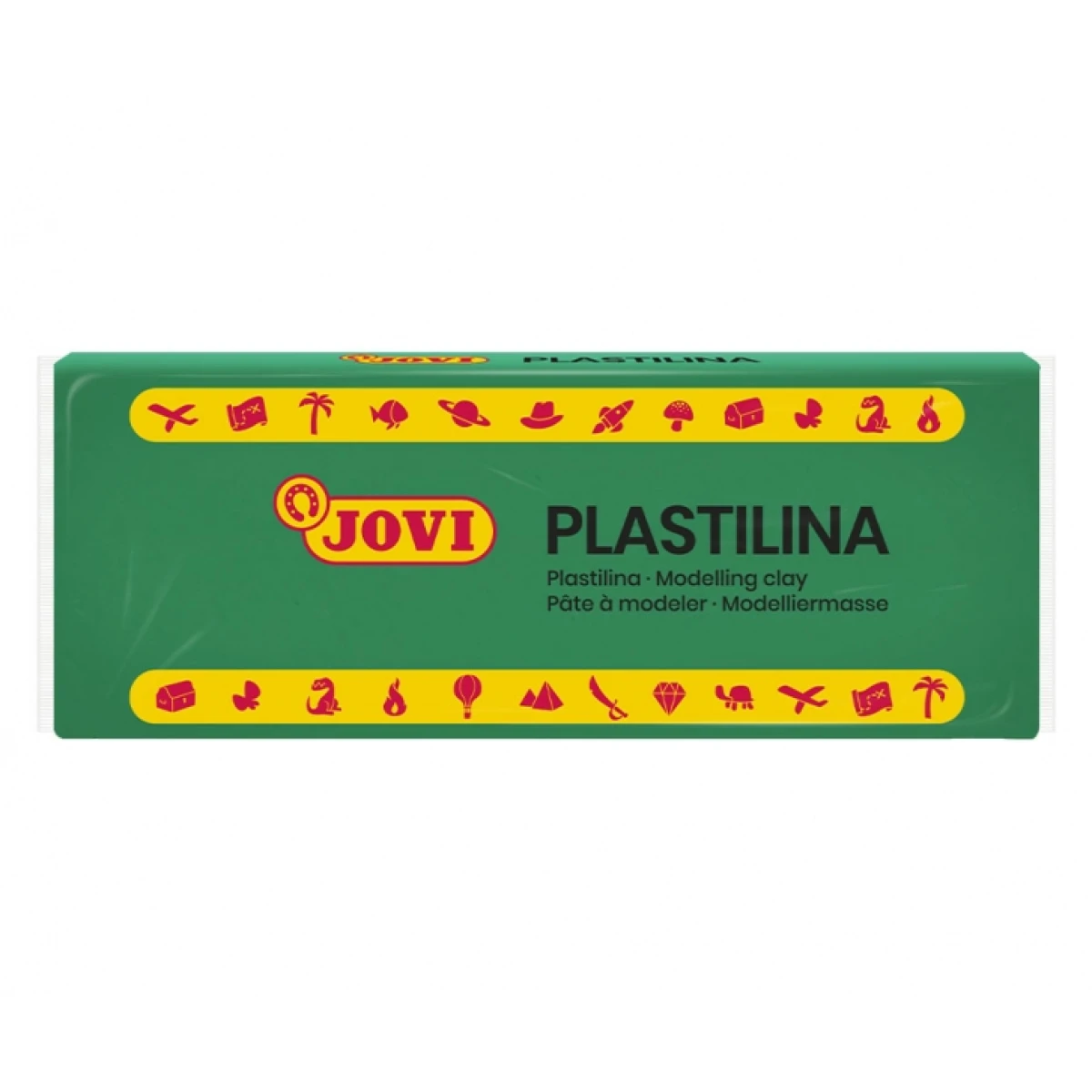 Thumbnail-Jovi Caixa de 15 Pastilhas de Plasticina 150gr – Pasta Vegetal – Não Seca – Sem Glúten – Inofensivo – Fácil de Moldar – Ideal para Figuras Volumosas – Cor Verde