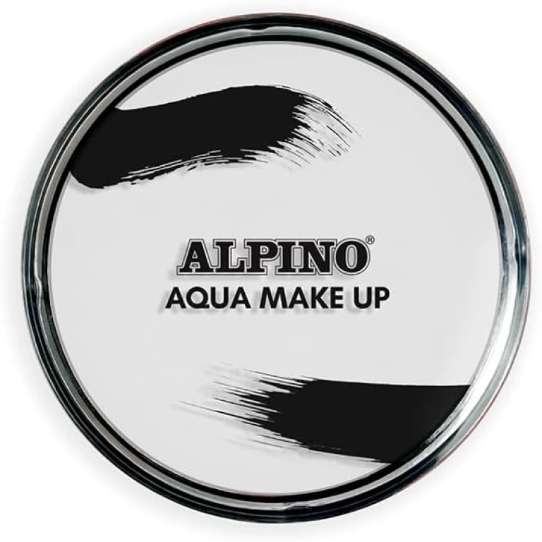 Thumbnail-Pó de maquiagem facial aquoso Alpino Aqua Make-up – Lava com água e sabão – Cor branca