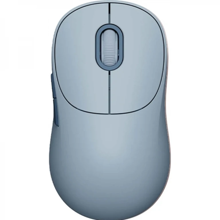 Thumbnail-Xiaomi Wireless Mouse 3 Mouse sem fio com adaptador de 2,4 GHz e Bluetooth 1200 dpi – 5 botões – uso com a mão direita – cor azul