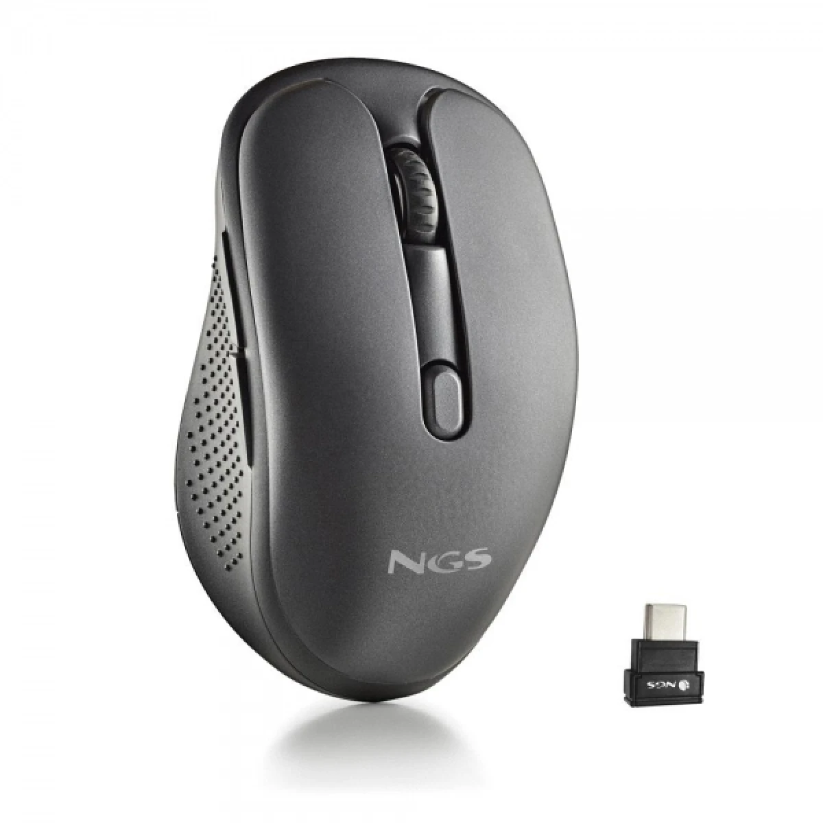 Thumbnail-NGS Evo MIx Wired Laser Mouse 3200dpi – Conexões: 2,4 GHz USB-C + Bluetooth 5.1 + Bluetooth 5.1 – 5 botões – Uso destro – Cor Preto