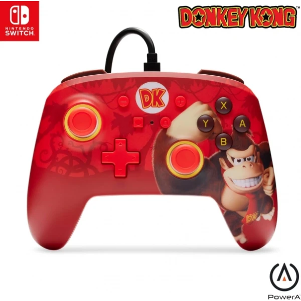 Thumbnail-Controlador de cabo aprimorado PowerA para Nintendo Switch – Donkey Kong Flex