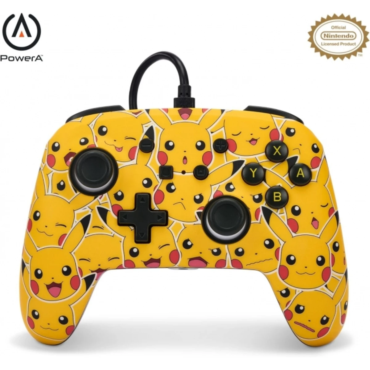 Thumbnail-Controlador de cabo aprimorado PowerA para Nintendo Switch – Pikachu Moods