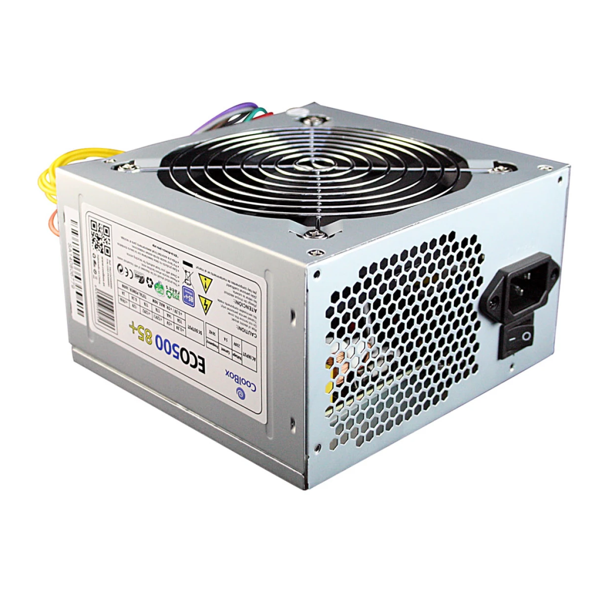 Thumbnail-CoolBox ECO500 85+ fonte de alimentação 300 W 20+4 pin ATX ATX Cinzento