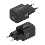 Galery – AISENS ASCH-30W2P021-BK carregador de dispositivos móveis Universal Preto AC Carregamento rápido Interior0