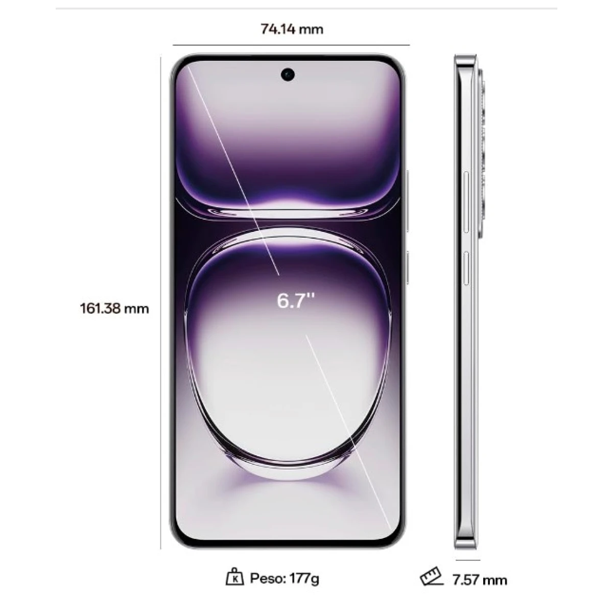 Galery – OPPO RENO 12 5G 256GB 12GB CASA CASTANHA/STIC/CARRO 80W0