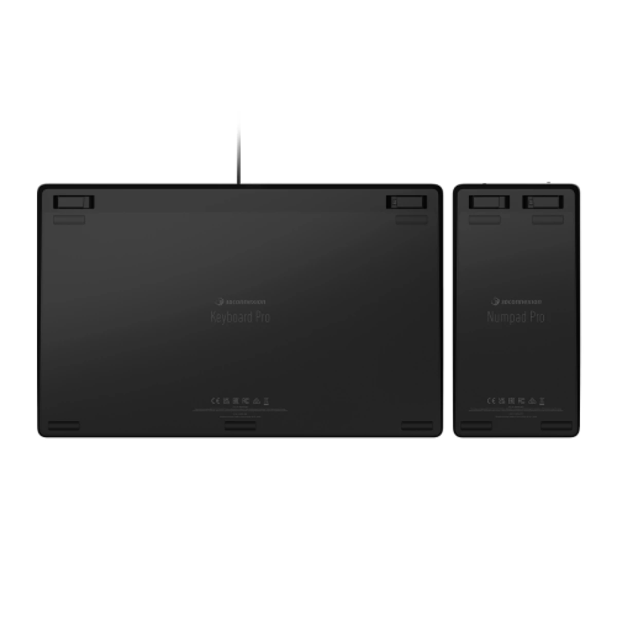 Galery – Teclado 3Dconnexion Pro com teclado numérico de escritório USB + RF sem fio + Bluetooth QWERTZ alemão preto0