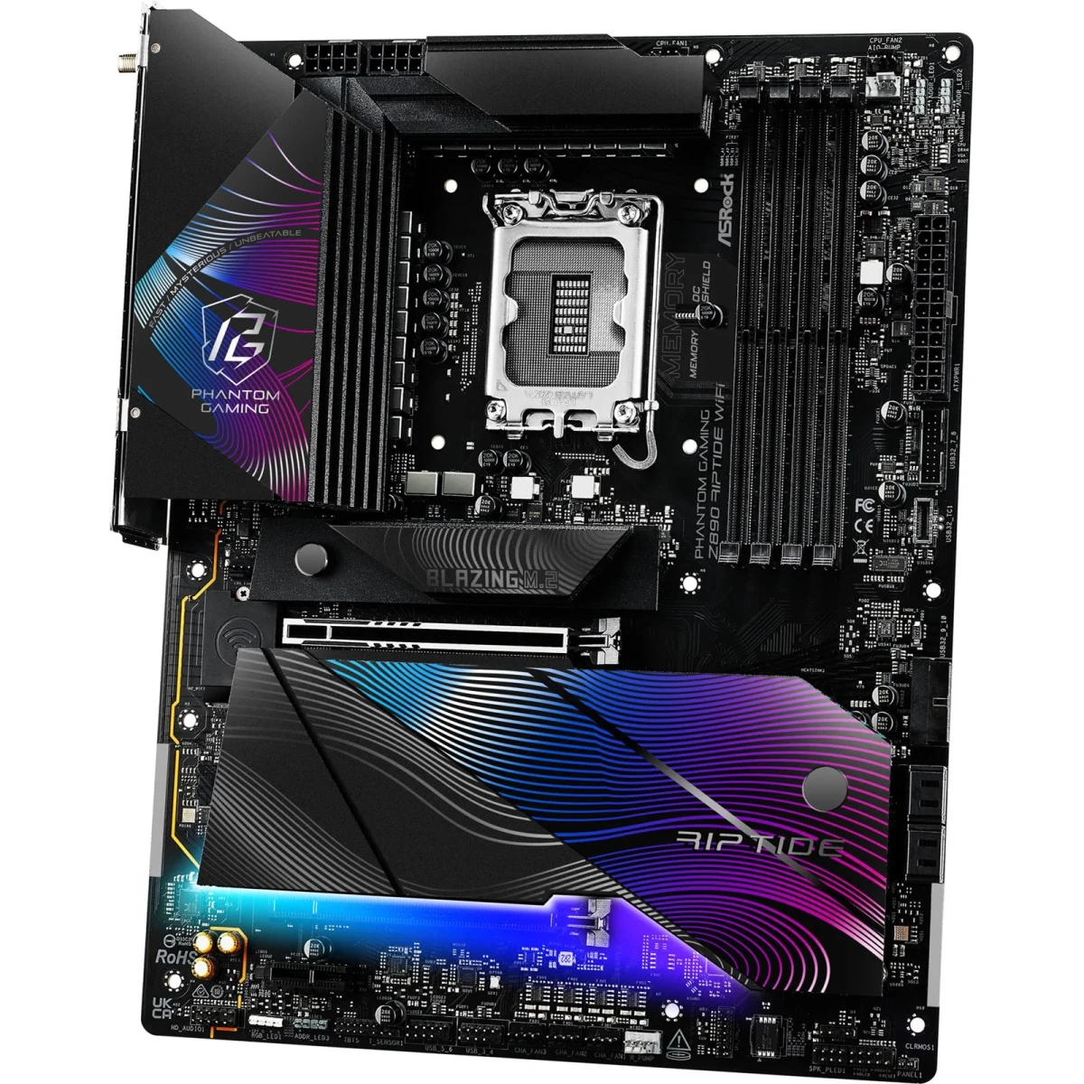 Galery – PLACA WIFI ASROCK Z890 RIPTIDE, INTEL, 1851, Z890, 4DDR5, WIFI, ATX0