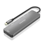 Galery – AISENS ASUC-6P016-GR base & duplicador de portas Com fios USB 3.2 Gen 1 (3.1 Gen 1) Type-C Cinzento0