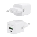 Galery – AISENS ASCH-30W2P037-W carregador de dispositivos móveis Universal Branco AC Carregamento rápido Interior0