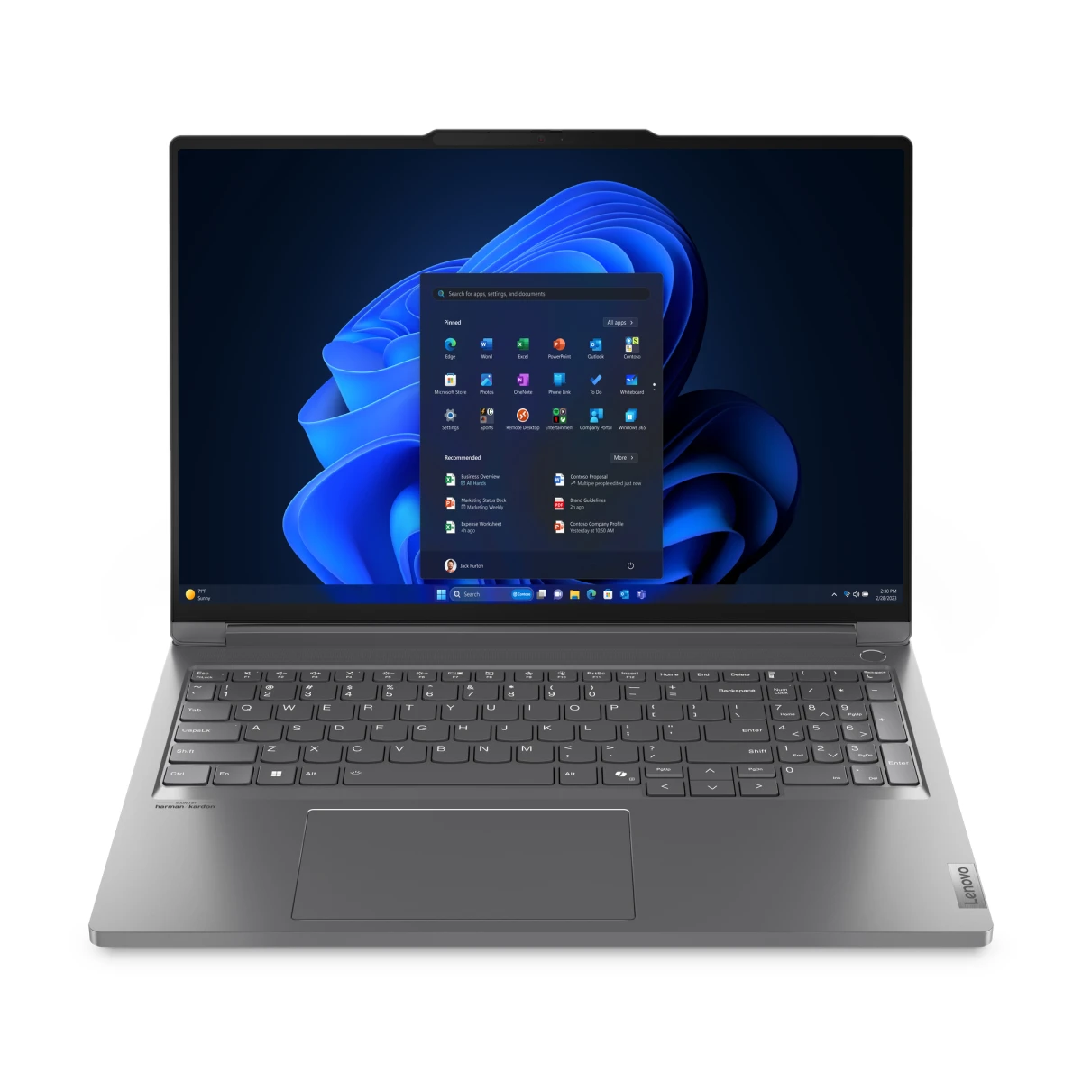 Thumbnail-Lenovo ThinkBook 16p G5 IRX Intel® Core™ i9 i9-14900HX Computador portátil 40,6 cm (16″) 3.2K 32 GB DDR5-SDRAM 1 TB SSD NVIDIA GeForce RTX 4060 Wi-Fi 6E (802.11ax) Windows 11 Pro Cinzento