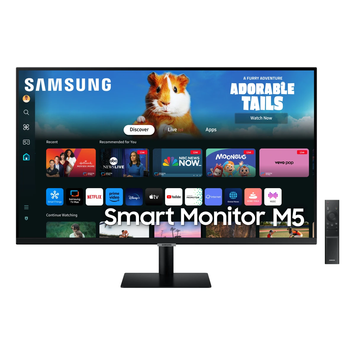 Thumbnail-Samsung M50D monitor de ecrã 81,3 cm (32″) 1920 x 1080 pixels Full HD LED Preto