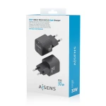 Galery – AISENS ASCH-30W1P019-BK carregador de dispositivos móveis Universal Preto AC Carregamento rápido Interior0