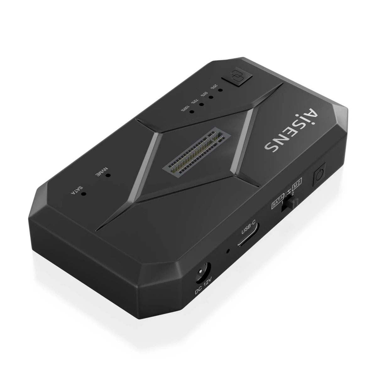 Galery – AISENS ASDS-M2SATA04B Docking Station para Discos Rígidos USB 3.2 Gen 1 (3.1 Gen 1) Type-C Preto0