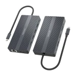 Galery – AISENS ASUC-12P017-GR base & duplicador de portas Com fios USB 3.2 Gen 1 (3.1 Gen 1) Type-C Cinzento0