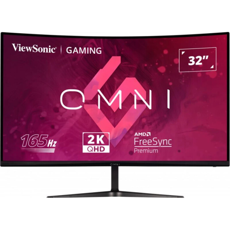 Thumbnail-Viewsonic VX Series VX3218C-2K monitor de ecrã 81,3 cm (32″) 2560 x 1440 pixels Quad HD LED Preto