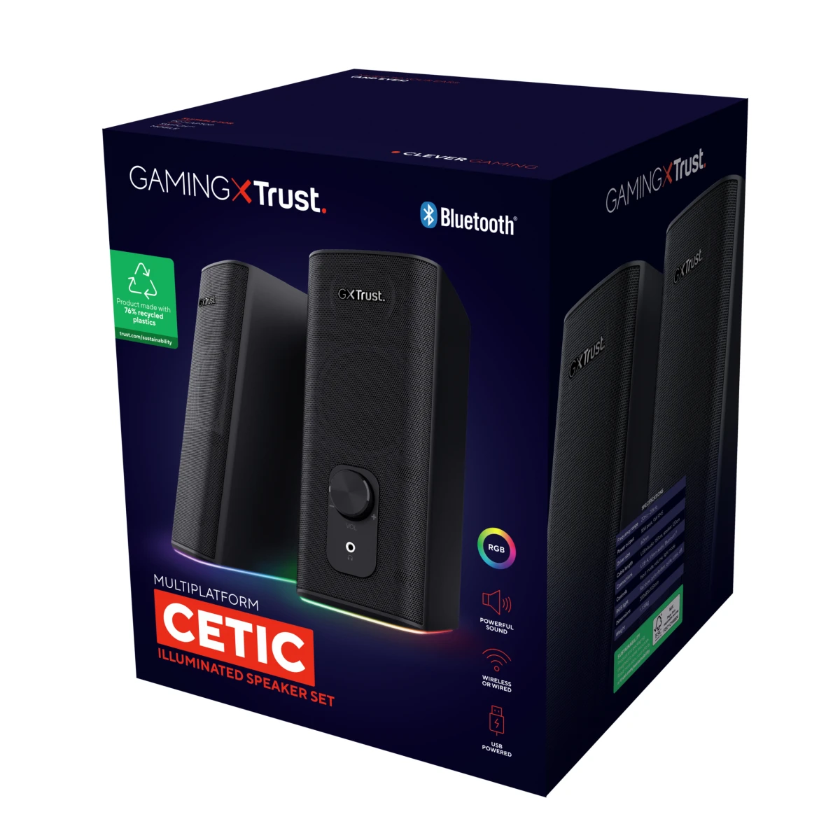 Galery – Trust GXT 612 CETIC Preto Com fios e sem fios 18 W0