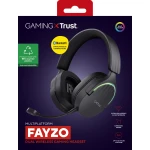 Galery – Trust GXT 491 Fayzo Auscultadores Com fios e sem fios Fita de cabeça Jogos USB Type-C Bluetooth Preto0