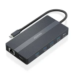 Galery – AISENS ASUC-12P017-GR base & duplicador de portas Com fios USB 3.2 Gen 1 (3.1 Gen 1) Type-C Cinzento0