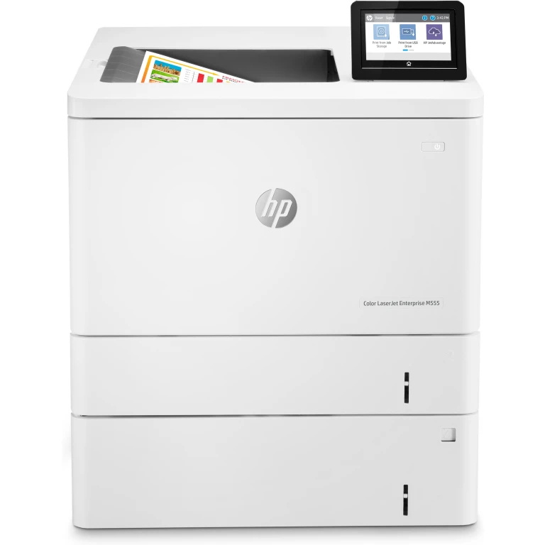 Thumbnail-HP Color LaserJet Enterprise M555x, Impressão, Impressão frente e verso