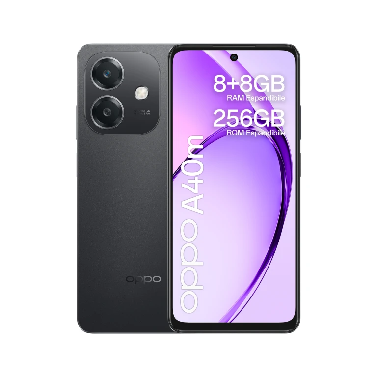 Thumbnail-OPPO A40M 16,9 cm (6.67″) Dual SIM Android 14 4G USB Type-C 8 GB 256 GB 5100 mAh Preto