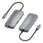 Galery – AISENS ASUC-6P019-GR base & duplicador de portas Com fios USB 3.2 Gen 1 (3.1 Gen 1) Type-C Cinzento0