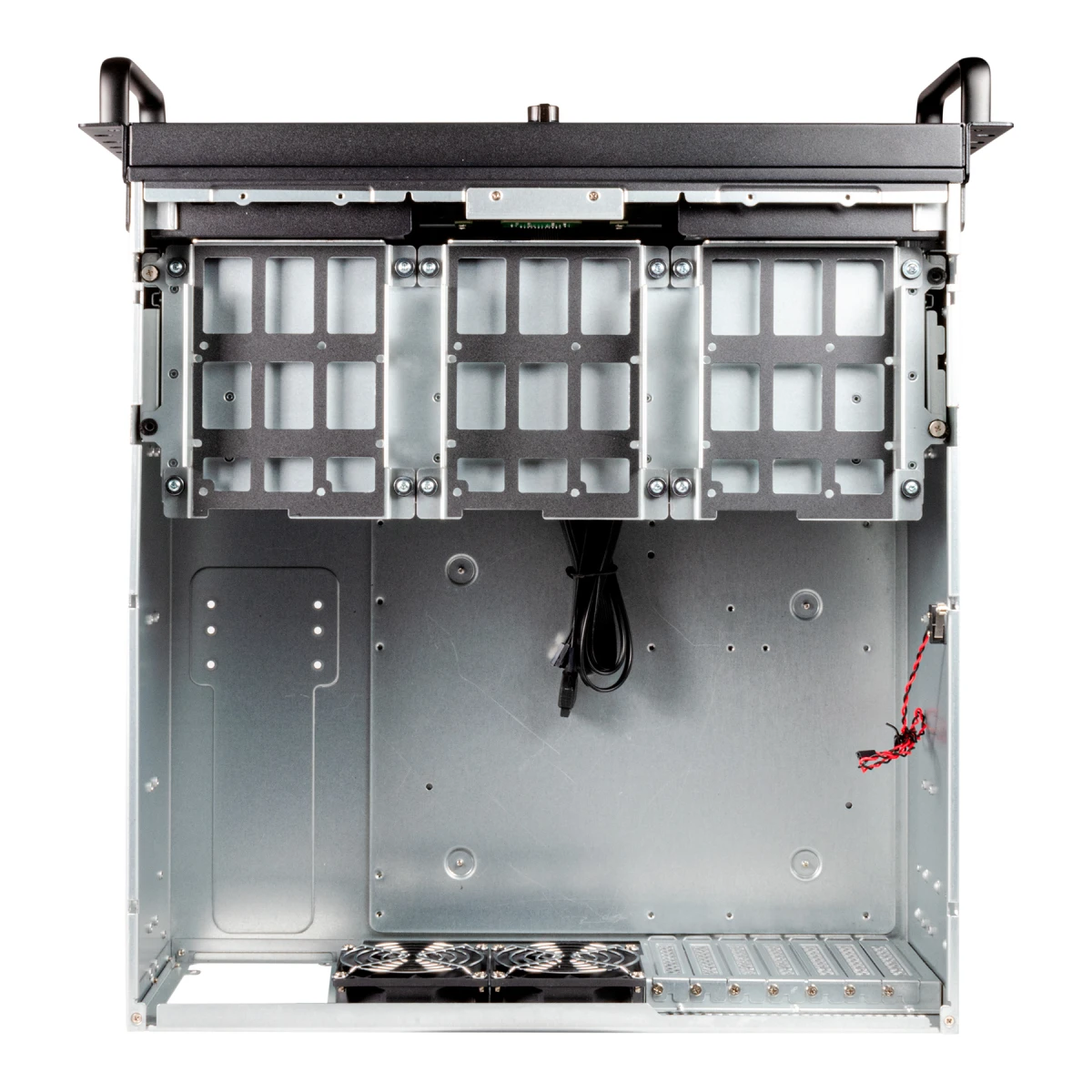 Galery – UNYKAch 4U 19″ UK4339V Rack Preto, Prateado0