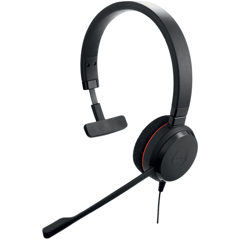 Thumbnail-Jabra Evolve 20 MS Mono Auscultadores Com fios Fita de cabeça Escritório/Call center USB Type-A Preto