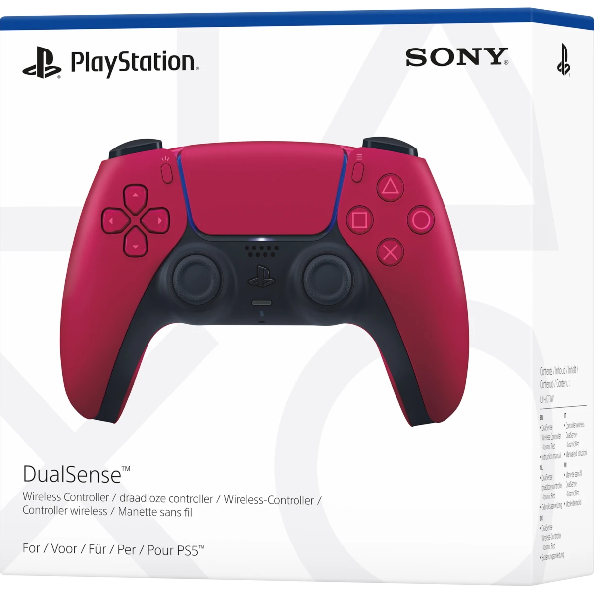 Galery – Sony DualSense V2 Vermelho Bluetooth/USB Gamepad Analógico / Digital Android, MAC, PC, PlayStation 5, iOS0