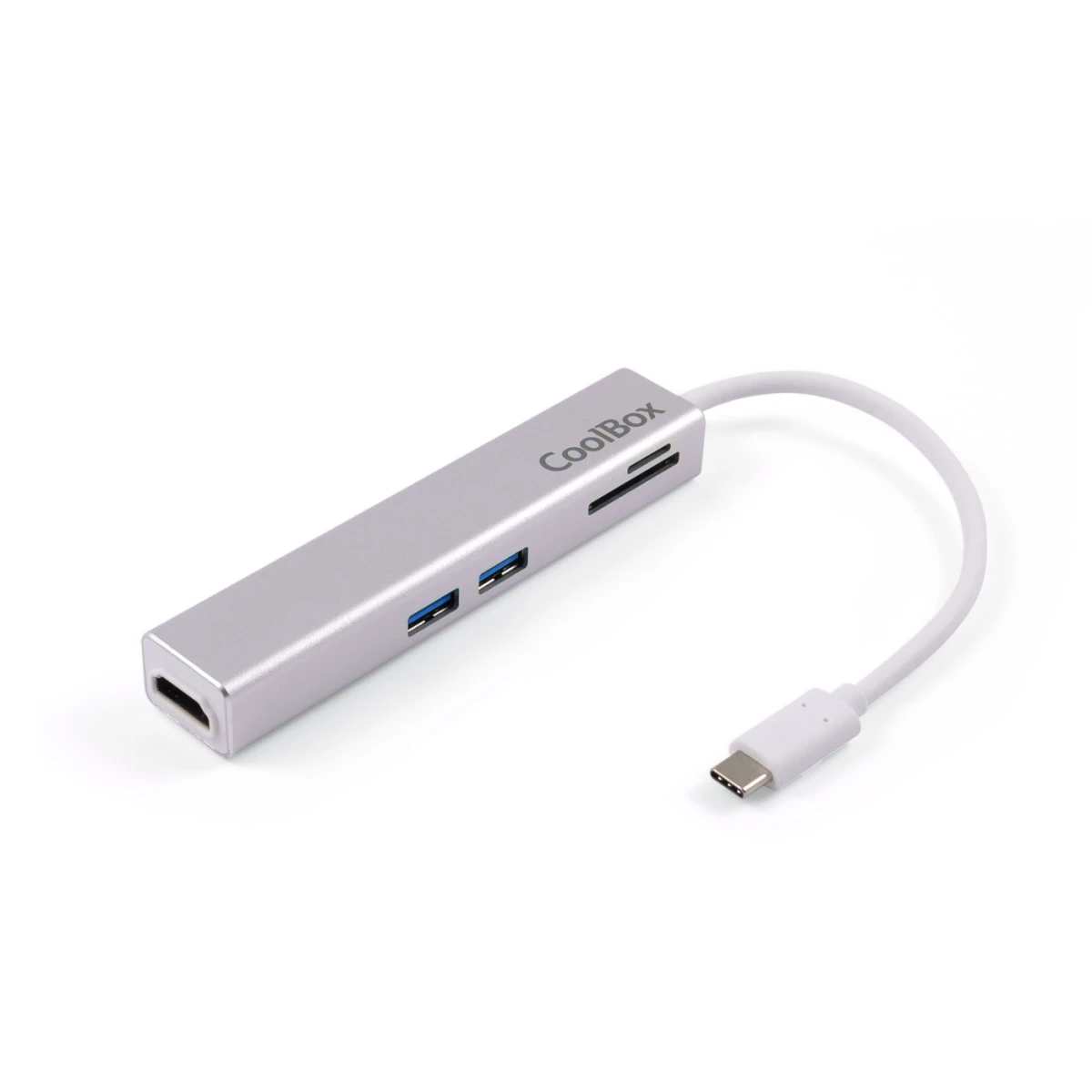 Galery – CoolBox miniDock USB-C Lite Com fios USB 3.2 Gen 1 (3.1 Gen 1) Type-C Branco0