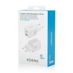 Galery – AISENS ASCH-30W2P020-W carregador de dispositivos móveis Universal Branco AC Carregamento rápido Interior0