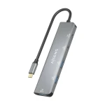 Galery – AISENS A109-0857 hub de interface USB 3.2 Gen 1 (3.1 Gen 1) Type-C 5 Mbit/s Cinzento0