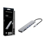 Galery – Conceptronic DONN28G base & duplicador de portas Com fios USB 3.2 Gen 1 (3.1 Gen 1) Type-C Cinzento0