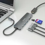 Galery – AISENS ASUC-6P016-GR base & duplicador de portas Com fios USB 3.2 Gen 1 (3.1 Gen 1) Type-C Cinzento0