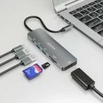 Galery – AISENS ASUC-6P016-GR base & duplicador de portas Com fios USB 3.2 Gen 1 (3.1 Gen 1) Type-C Cinzento0