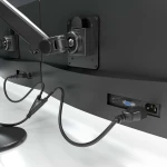 Galery – AISENS A132-0864 cabo de energia Preto 3 m CEE7/7 Dispositivo para ligar 2 x C130