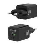 Galery – AISENS ASCH-30W2P038-BK carregador de dispositivos móveis Universal Preto AC Carregamento rápido Interior0