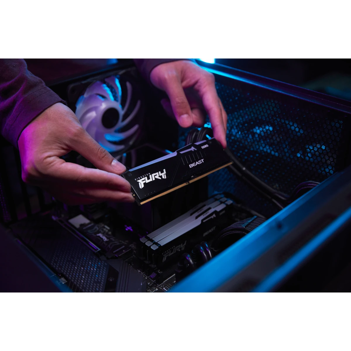 Galery – Kingston Technology FURY Beast RGB módulo de memória 16 GB 1 x 16 GB DDR5 2800 MHz0