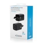 Galery – AISENS ASCH-65W2P040-BK carregador de dispositivos móveis Universal Preto AC Carregamento rápido Interior0