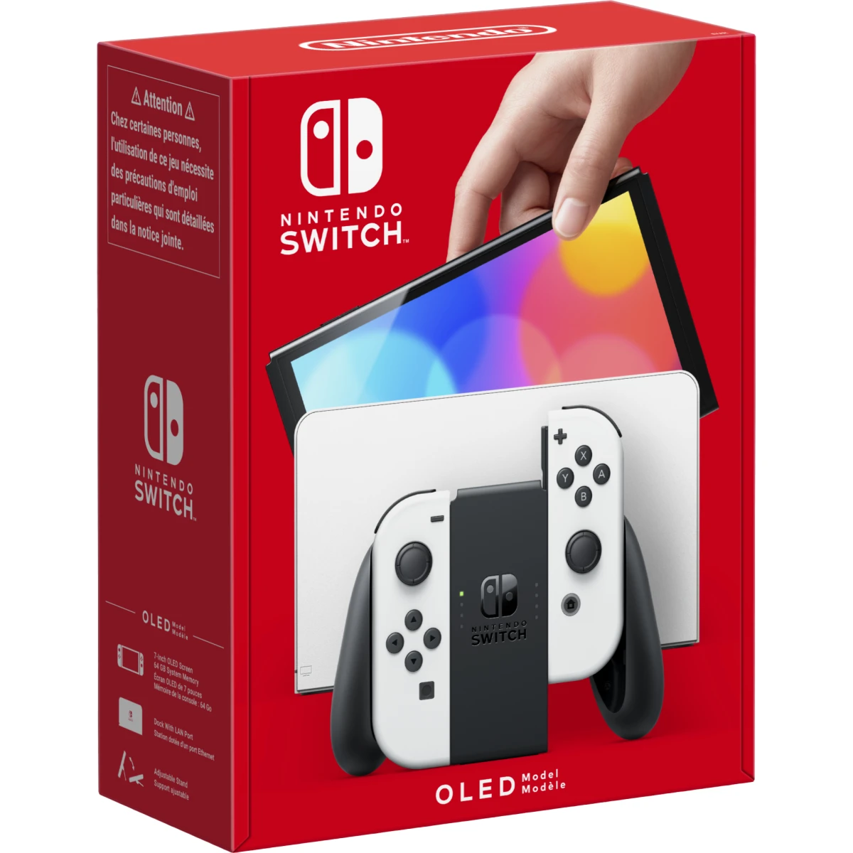 Thumbnail-Nintendo Switch OLED consola de jogos portáteis 17,8 cm (7″) 64 GB Ecrã táctil Wi-Fi Branco