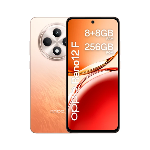 Thumbnail-OPPO Reno12 F 4G 16,9 cm (6.67″) Dual SIM Android 14 USB Type-C 8 GB 256 GB 5000 mAh Laranja