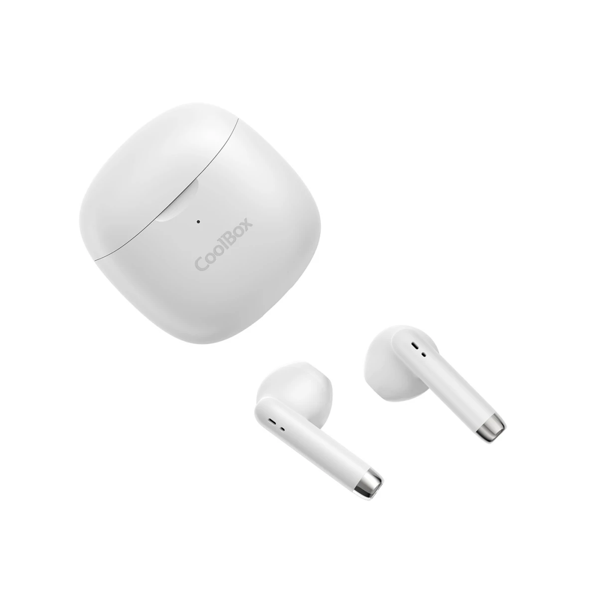 Galery – CoolBox AURICULARES BLUETOOTH CON MICROFONO TWS-01 BLANCO Auscultadores True Wireless Stereo (TWS) Intra-auditivo Chamadas/Música Branco0