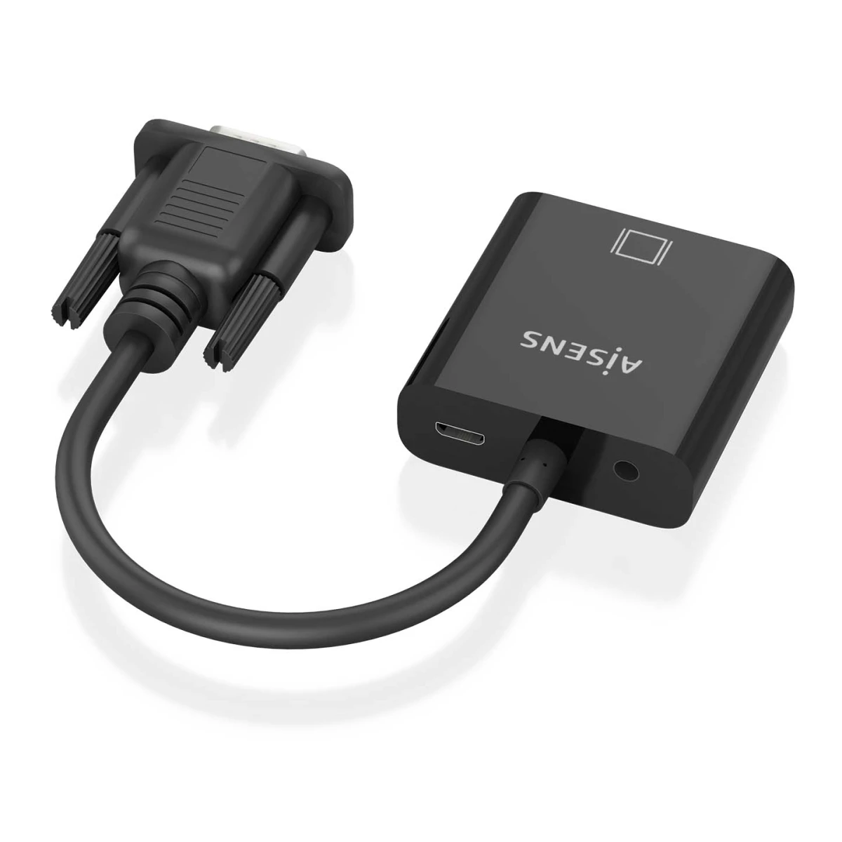 Galery – AISENS A115-0873 adaptador de cabo de vídeo 0,2 m HDMI + 3.5mm + Micro-USB Type-B VGA (D-Sub) Preto0