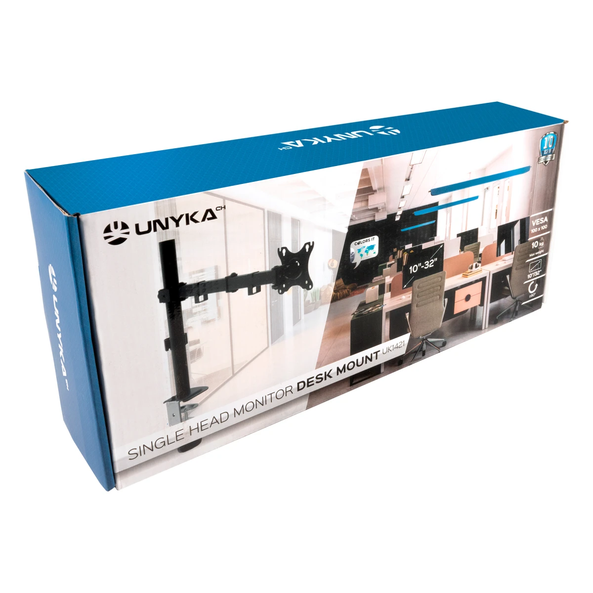 Galery – UNYKAch UK1421 montagem e suporte para monitores 81,3 cm (32″) Secretária Preto0