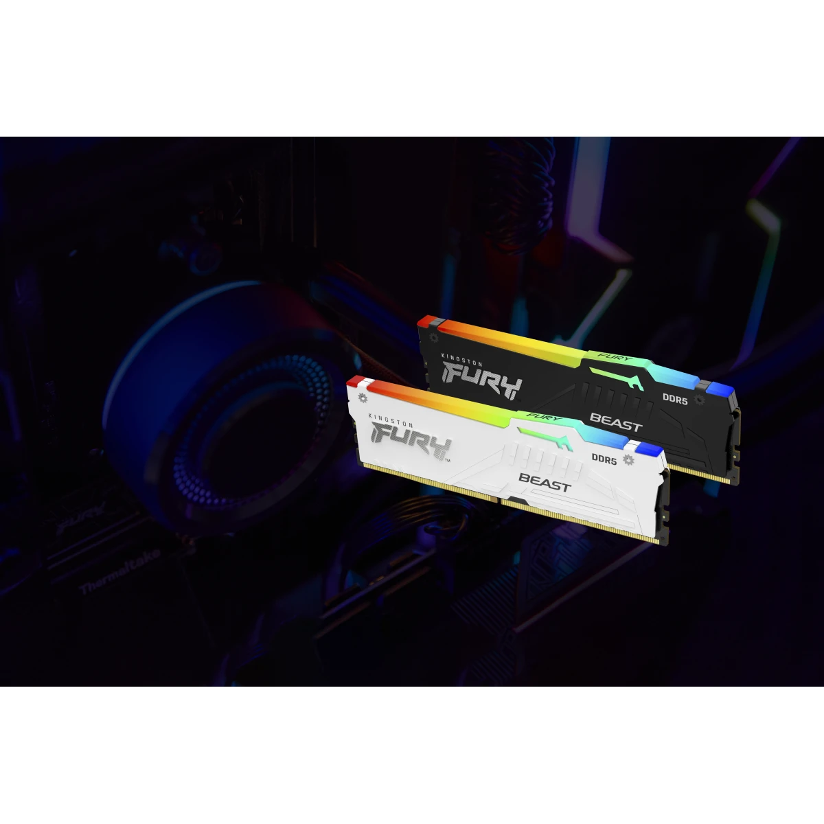 Galery – Kingston Technology FURY Beast RGB módulo de memória 32 GB 1 x 32 GB DDR5 3000 MHz0