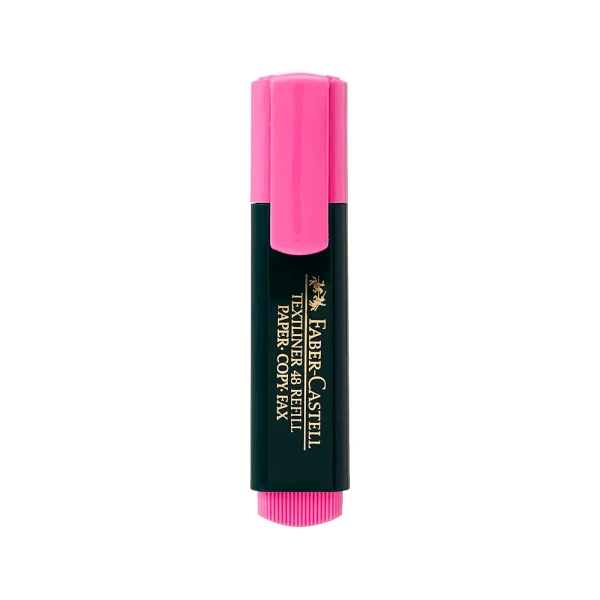 Marcador faber fluorescente 48-28 rosa