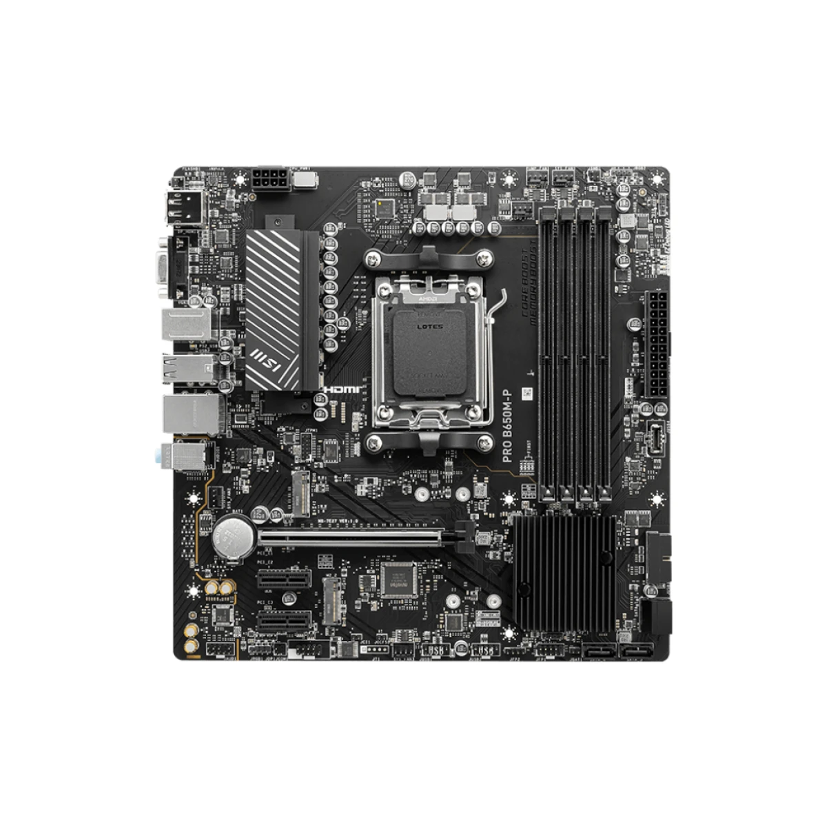 MSI PRO B650M-P motherboard AMD B650 Ranhura AM5 micro ATX