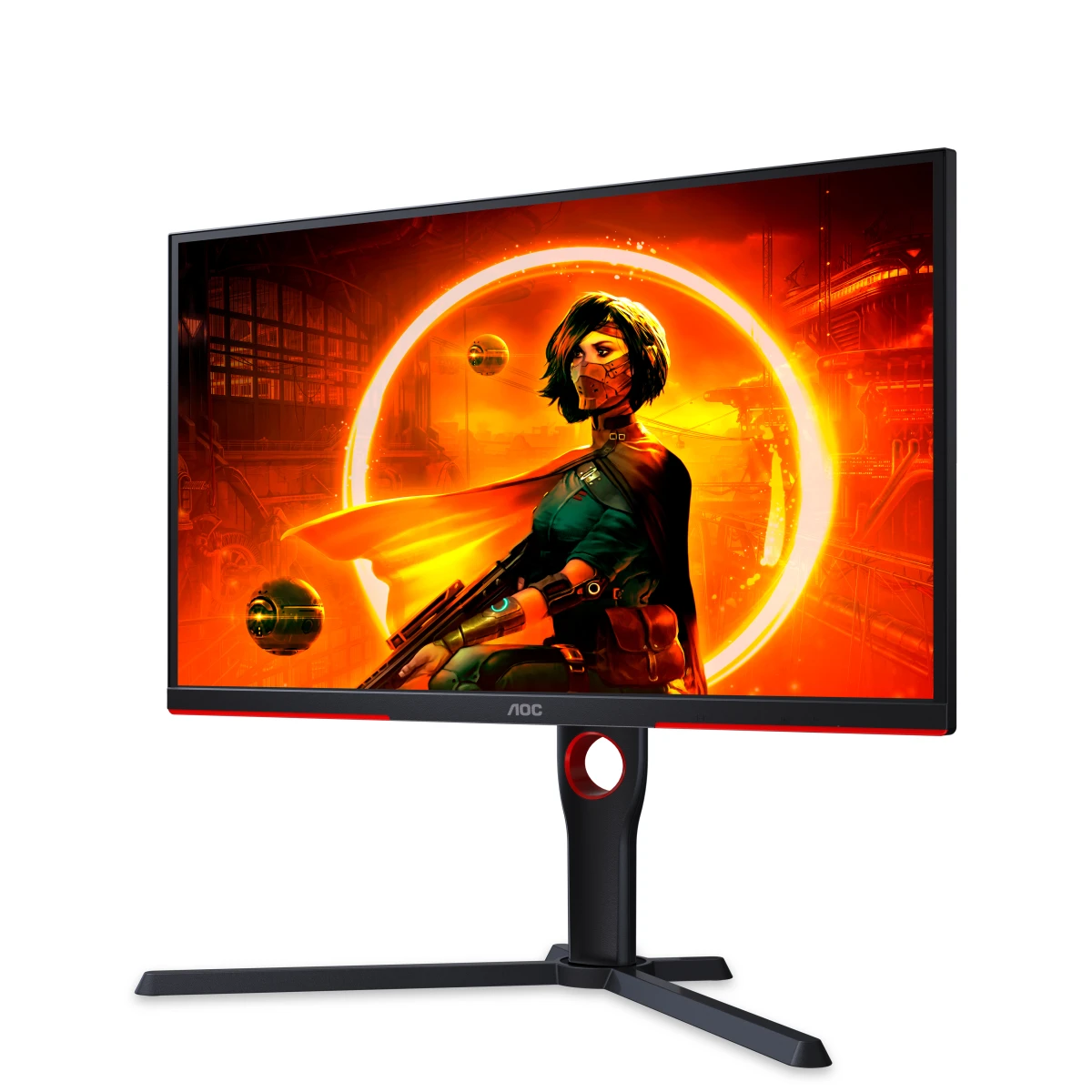 Galery – AOC G3 25G3ZM/BK monitor de ecrã 62,2 cm (24.5″) 1920 x 1080 pixels Full HD Preto, Vermelho0