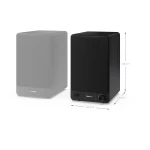 Sharp Bookshelf Speakers 2-way Preto Com fios e sem fios 60 W