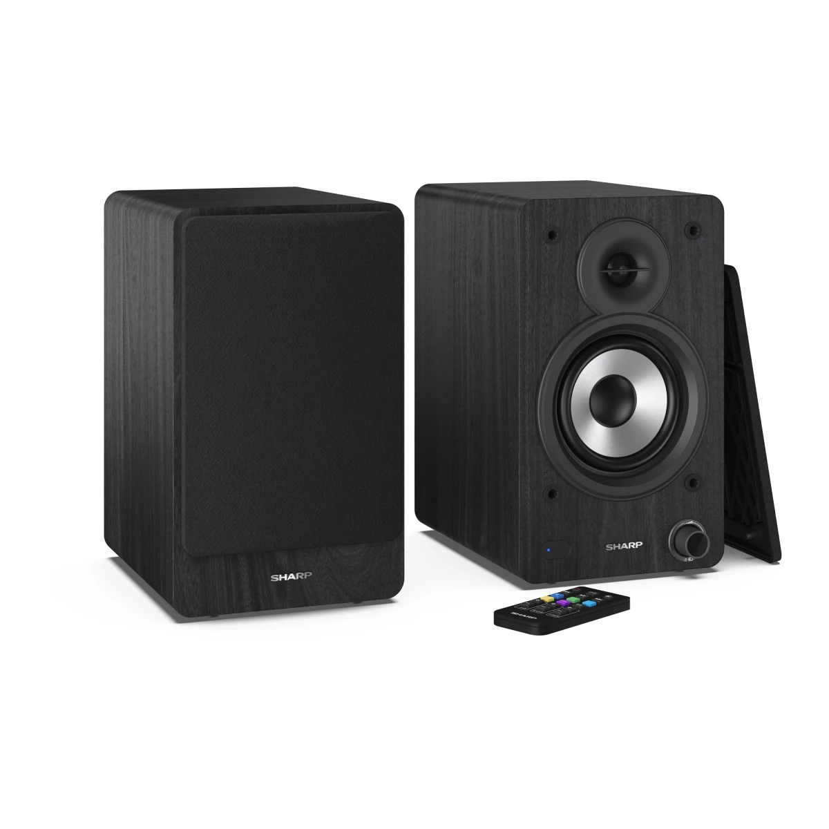 Sharp Bookshelf Speakers 2-way Preto Com fios e sem fios 60 W